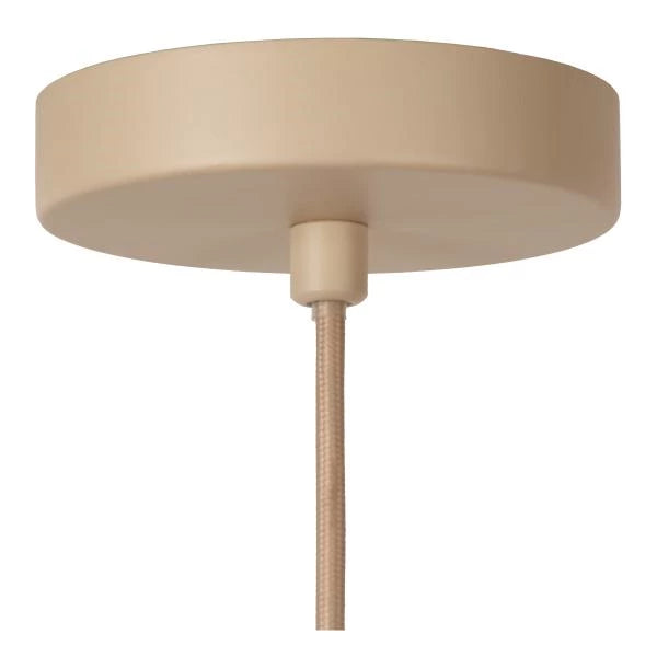 Lucide CORINA LED pendant lamp Ø50cm, E27, dimmable, 40W, 230V, adjustable height, cream modern design