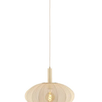 Lucide CORINA LED pendant lamp Ø50cm, E27, dimmable, 40W, 230V, adjustable height, cream modern design