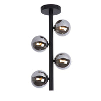 Lucide Tycho Deckenleuchte Ø25cm 4xG9 Schwarz mit 220-240V Eingang