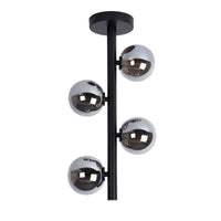 Lucide Tycho Deckenleuchte Ø25cm 4xG9 Schwarz mit 220-240V Eingang