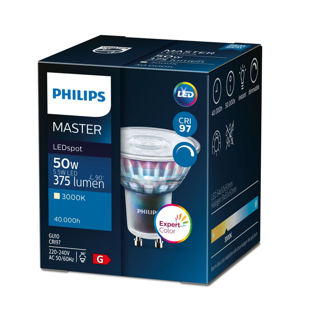 Philips MAS ExpertColor G53 AR111 50W LED-Strahler 40-Grad-Abstrahlwinkel, 2700K Warmweiß