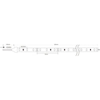 Modee LED Strip DC12V 9.6W/m 120LED/m 1080 lumens IP20 2700K 8mm Single Color Copper 5m Roll