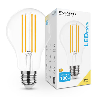Modee 12W E27 LED filament lamp 3000K warm white light - IP20