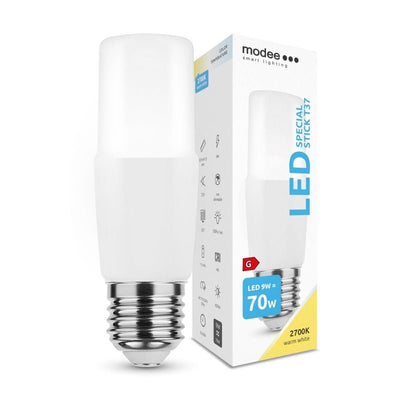 Modee LED lamp E27 T37 9W 3000K replaces 72W IP20