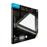 Modee LED ceiling light Black square 22W 3000 lumens 4000K 420x420x28mm