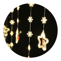 Modee LED Christmas decoration 110LED 3m warm white with adapter IP44 indoor outdoor string light
