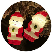Modee LED Christmas string light 10 LEDs 2700K warm white battery powered plastic IP20 1.35m transparent wire