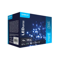 Modee LED Christmas String Light 100LED 10m Cold White 10000K IP44 with Adapter EU Plug