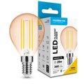 Modee LED Filament Amber Globe Mini G45 4W E14 1800K 300 Lumen 320° dimmbare Glühbirne