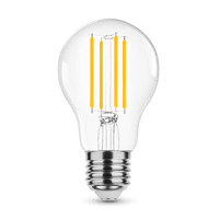 Modee LED Filament Lampe A60 8W E27 2700K 1055 Lumen Dimmbar Glas 360° Warmweiß