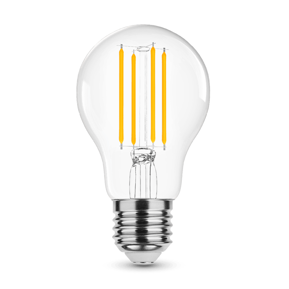 Modee LED Filament Lampe A60 8W E27 2700K 1055 Lumen Dimmbar Glas 360° Warmweiß