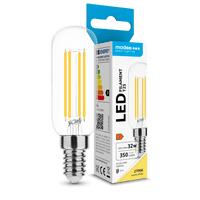 Modee LED Filamentlampe T25 3.5W E14 2700K 350 Lumen 360° Glasstab Nicht dimmbar