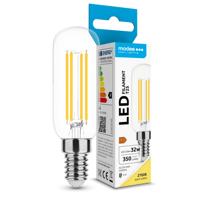 Modee LED Filamentlampe T25 3.5W E14 2700K 350 Lumen 360° Glasstab Nicht dimmbar