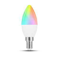 Modee LED Smart Candle C35 4.9W E14 RGB+W 4000K 470 lumens 200° Remote Dimmable IP20
