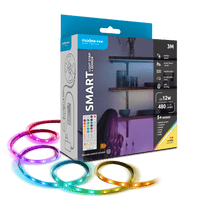 Modee LED Smart Strip 12W 3M IP20 mit Fernbedienung, Sensor, RGB + 2700K 480 Lumen für flexible Beleuchtung