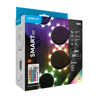 Modee LED Smart Strip Licht 24W 220-240V IP20 RGB 380 Lumen 10M mit Fernbedienung