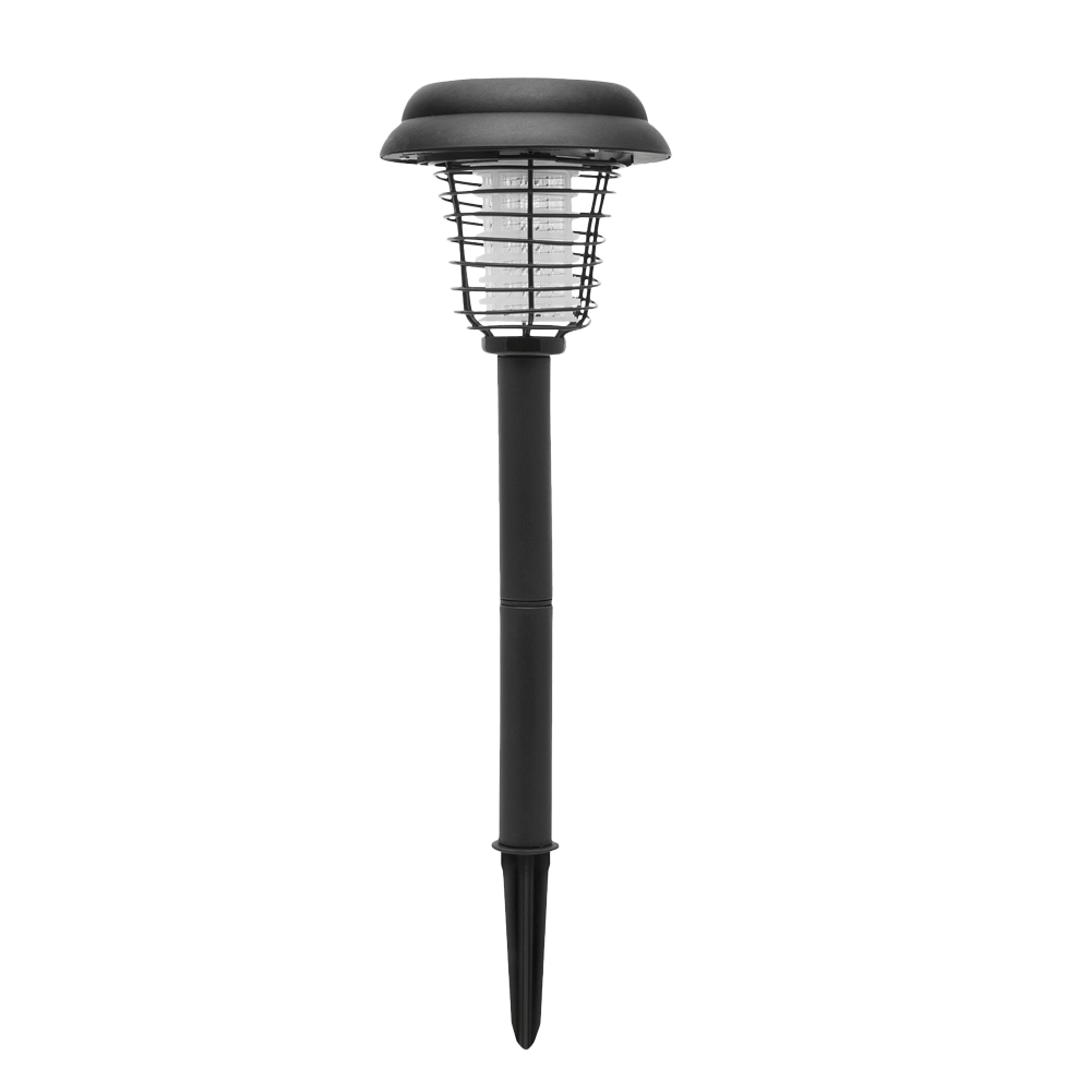 Modee LED Solar Gartensteckerleuchte 40cm mit Mückenvernichter, IP44 Outdoor Kunststofflampe 7800-11000K