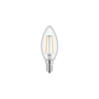 Philips CorePro LED Candle E14 B35 2W 250 lumens 2700K Clear 220-240V Non-Dimmable 80CRI