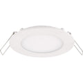 LED downlight 6W replaces 50W 3000K warm white, 105mm cutout, dimmable phase cut