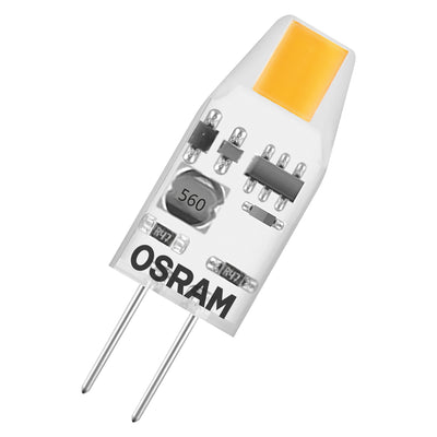 OSRAM LED G4 Stift Micro 12V 1W 2700K Klar Warmweiß 100 Lumen 300° Nicht dimmbar IP20 Lampe