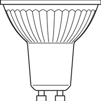 Performance LED Spot Reflektor GU10 PAR16 4.5W 350 Lumen 2700K 36D dimmbar ersetzt 50W