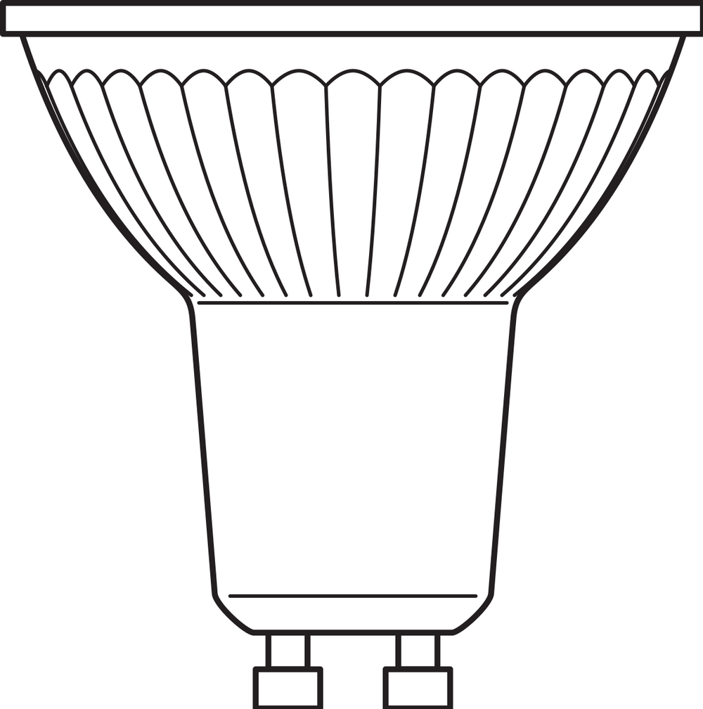 Performance LED Spot Reflektor GU10 PAR16 4.5W 350 Lumen 2700K 36D dimmbar ersetzt 50W