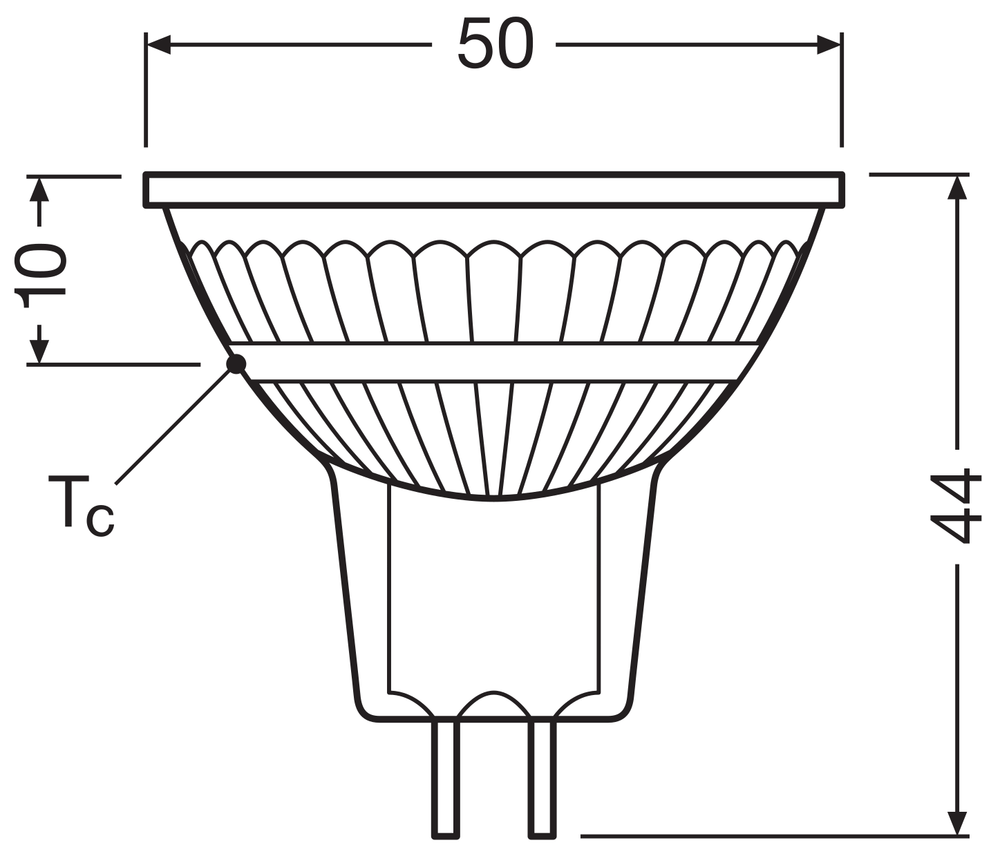 Performance LED Spot Reflektor GU5.3 MR16 5W 345 Lumen 36D 4000K Kaltweiß dimmbar ersetzt 35W