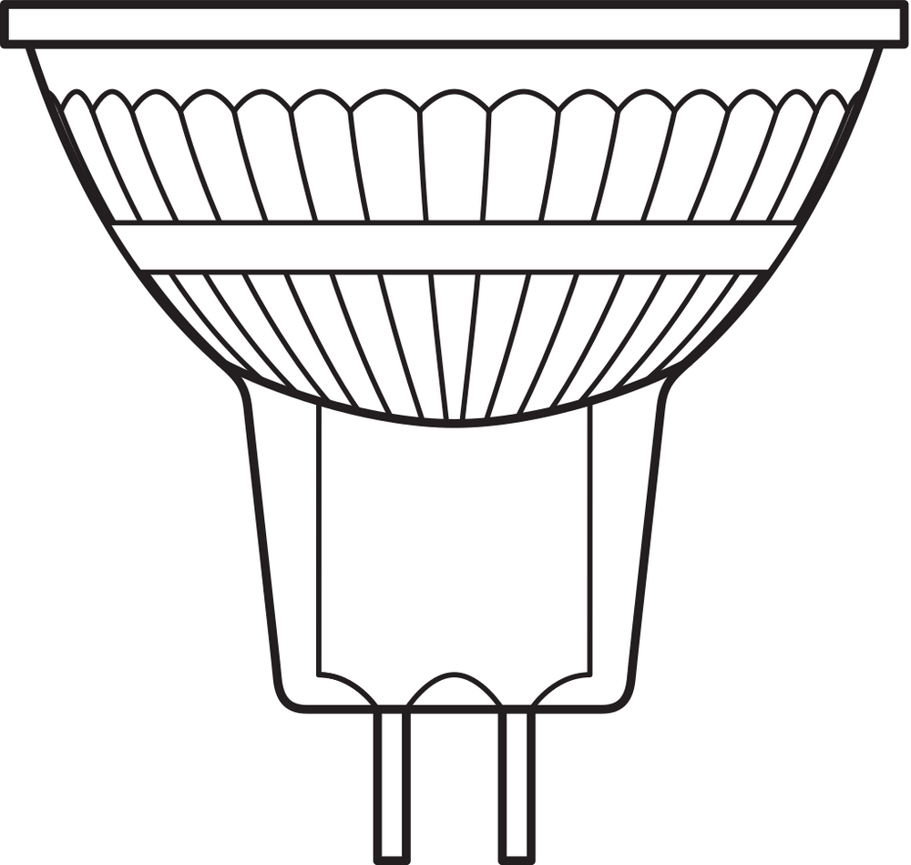 Performance LED Spot Reflektor GU5.3 MR16 5W 345 Lumen 36D 4000K Kaltweiß dimmbar ersetzt 35W