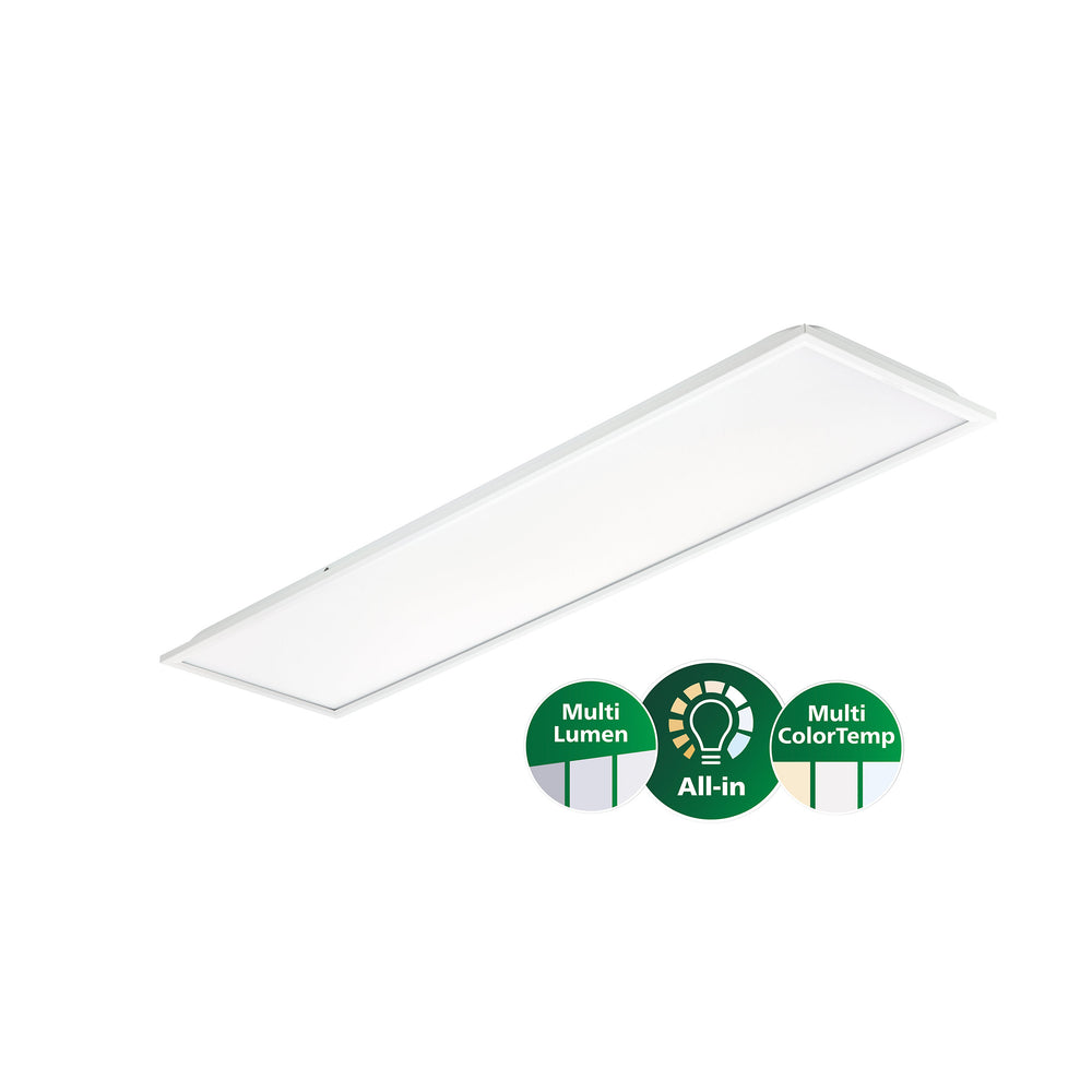 Philips CoreLine Panel LED 22-31W 3000K-4000K DALI dimmbar 1195x295mm Weiß IP20/IP44 UGR19 >80CRI