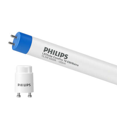 Philips CorePro LEDtube 1200mm 15.5W 6500K T8 G13 Kaltweiß 1800 Lumen mattes Glas nicht dimmbar