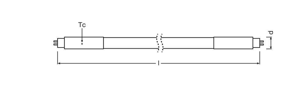 Philips LED Röhre T5 4W 380 Lumen 3000K Warmweiß 29cm Hohe Effizienz ersetzt 8W