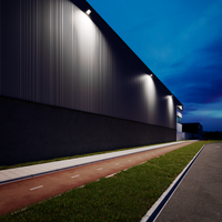 Philips Ledinaire BVP167 LED floodlight 20W 2200 lumens 3000K 4000K 6500K IP65 IK07 Gray outdoor lighting