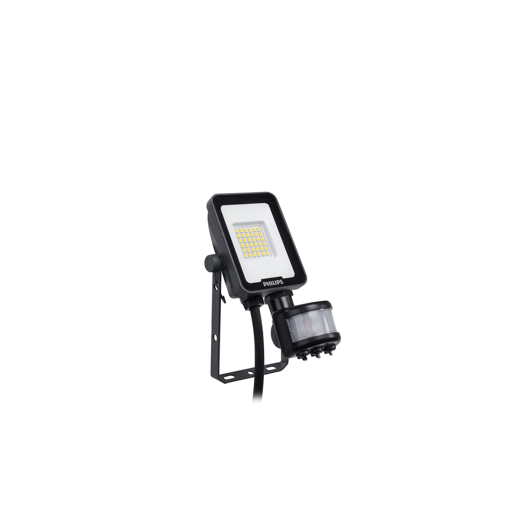 Philips Ledinaire Floodlight LED 10W 1100 lumens 3000K IP65 IK07 Gray with sensor adjustable bracket