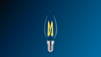 Philips Master Glass LED candle bulb E27 3.5W 270K dimmable - create a cozy atmosphere with energy-efficient lighting