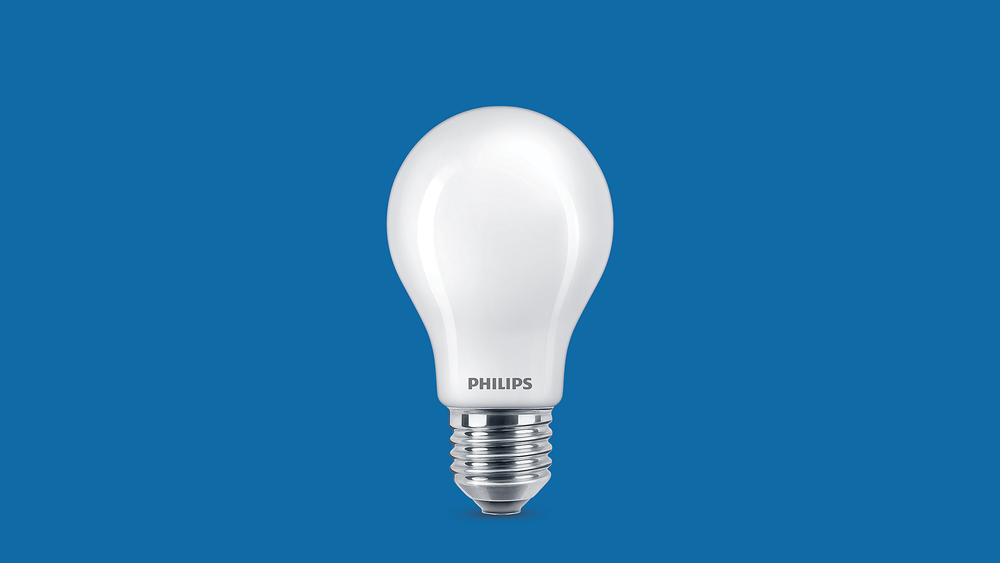 Philips 3.4W LED-Lampe E27 A60 warmweiß 2700K 470 Lumen
