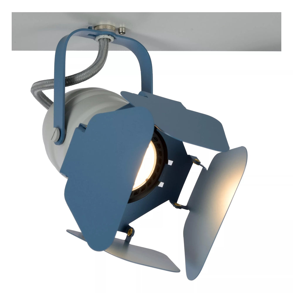 Lucide Picto 3xGU10 blaue LED-Deckenleuchte für Kinderzimmer