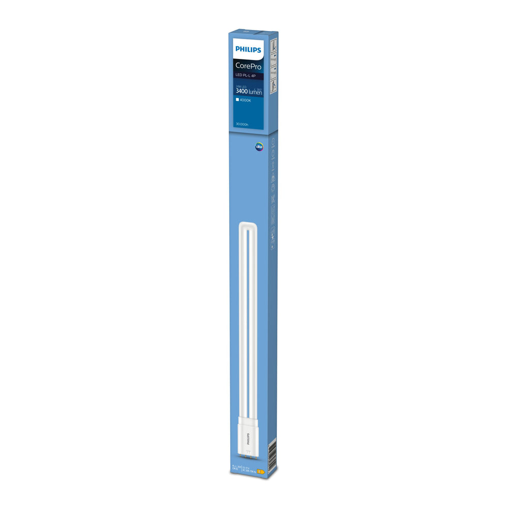 Philips CorePro LED PLL EM/Mains 12W 830 4P bulb - energy-efficient lighting solution for office and commercial spaces