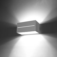 Sollux Lighting LED wall lamp LOBO MAXI white, 50W, CRI 80-89, IP20, 220-240V