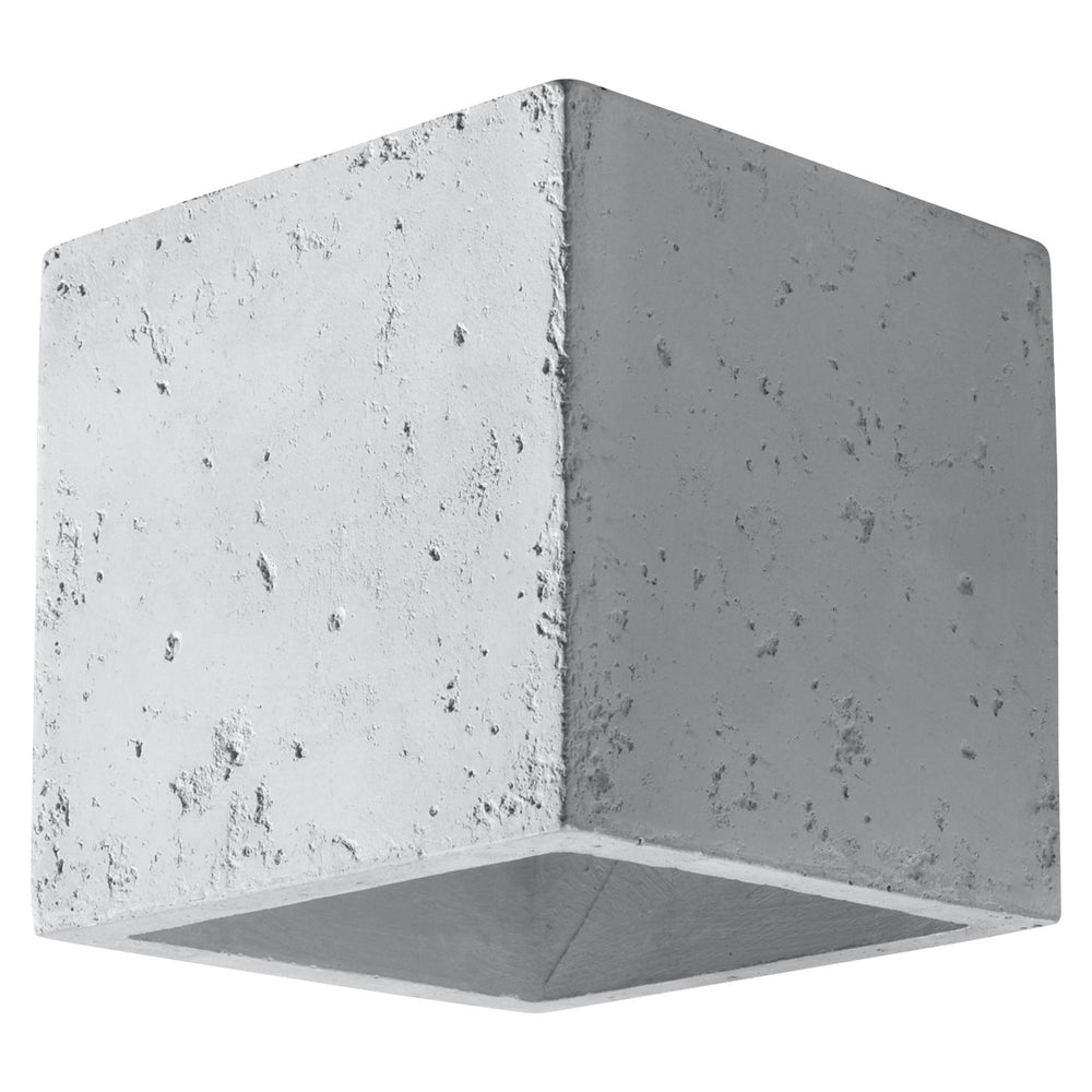 Led wandlamp beton quad with g9 fitting by sollux lighting