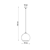 Sollux Lighting LED lamp 220-240V AC with IP20 rating - Yellow finish