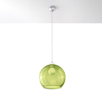 Red LED pendant lamp edison by sollux lighting - IP20, 220-240V AC, 5 year warranty