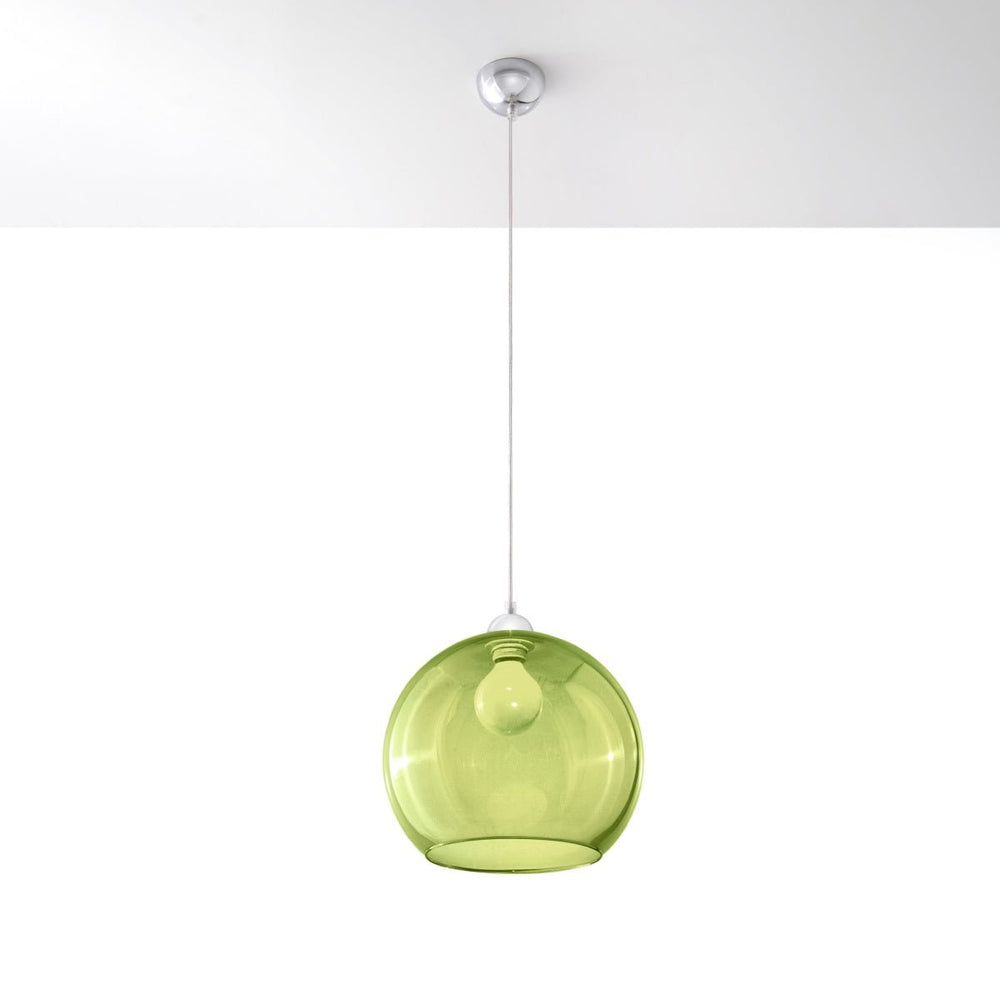 Red LED pendant lamp edison by sollux lighting - IP20, 220-240V AC, 5 year warranty