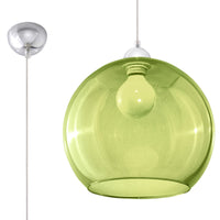 Red LED pendant lamp edison by sollux lighting - IP20, 220-240V AC, 5 year warranty