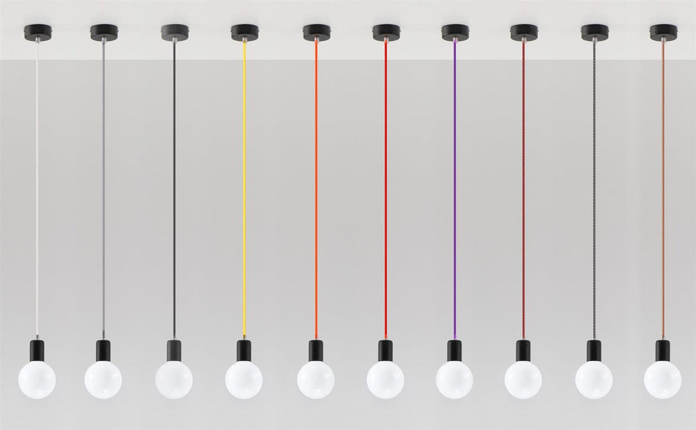 Sollux Lighting Hanglamp Edison orange LED lamp, IP20, 220-240V, Tsong brand