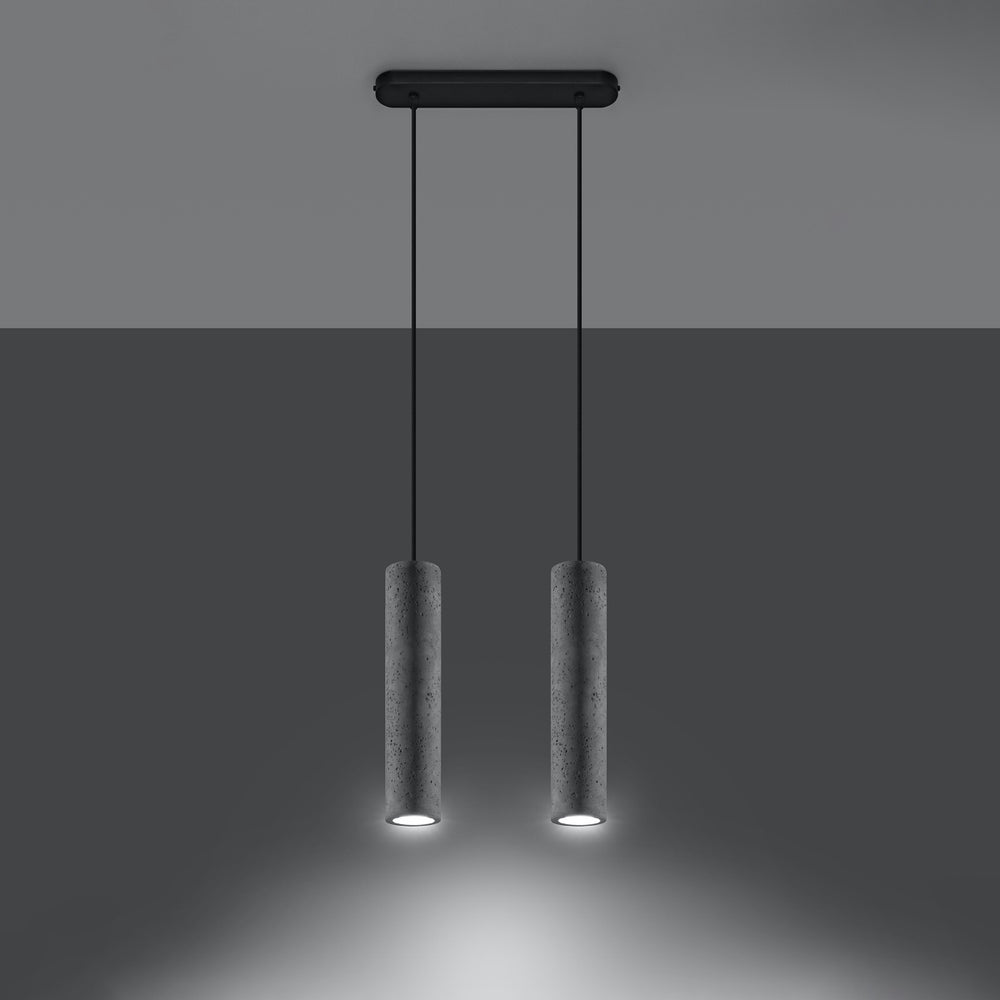 LED hanglamp beton LUVO by Sollux Lighting with E27 fitting 220-240V
