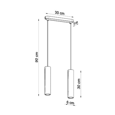 LED hanglamp beton LUVO by Sollux Lighting with E27 fitting 220-240V