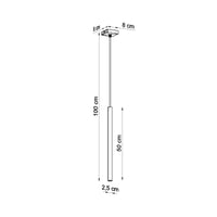 Sollux Lighting LED hanglamp zwart pastelo with G9 socket and 50W power