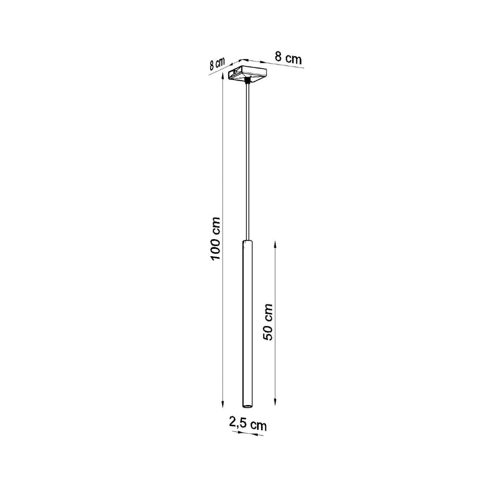 Sollux Lighting LED hanglamp zwart pastelo with G9 socket and 50W power