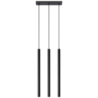 LED pendant lamp black PASTELO - 3x G9 base by Sollux Lighting