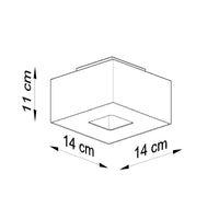 Tsong plafondspot MONO 1 white LED lamp, IP20, aluminum, 220-240V